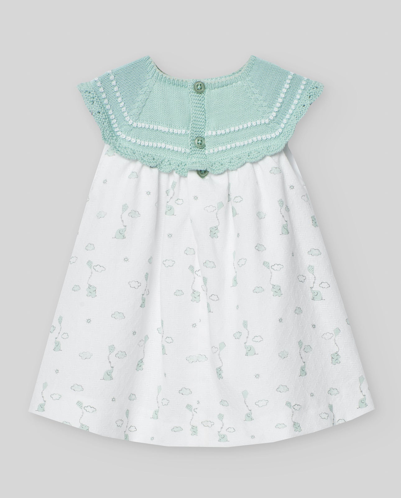 Vestido combinado "EIDO"