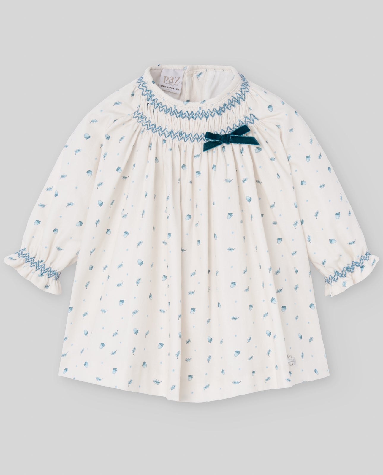 Acorn print dress QUINTA