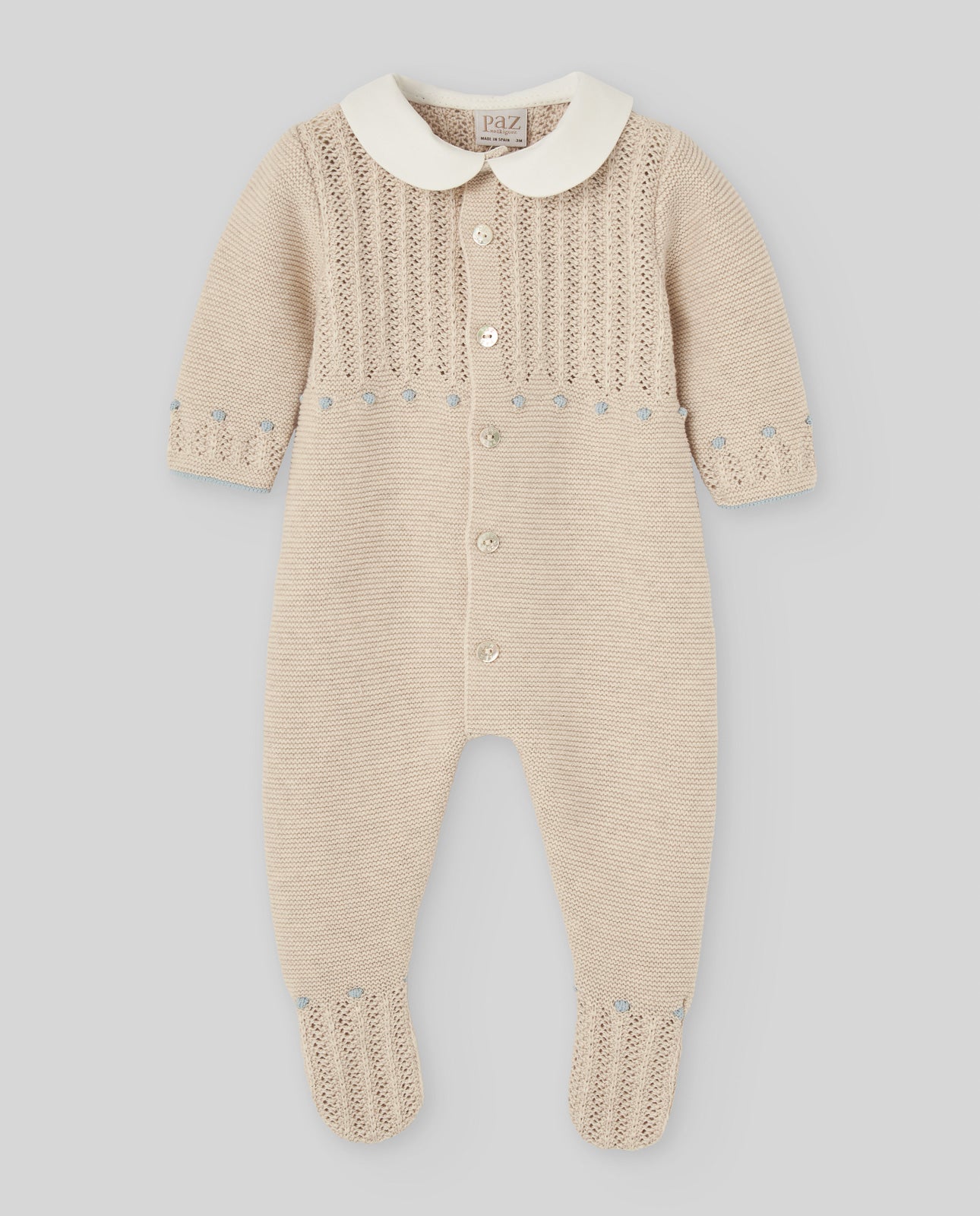 Pelele algodón cashmere "ALEGRIA"
