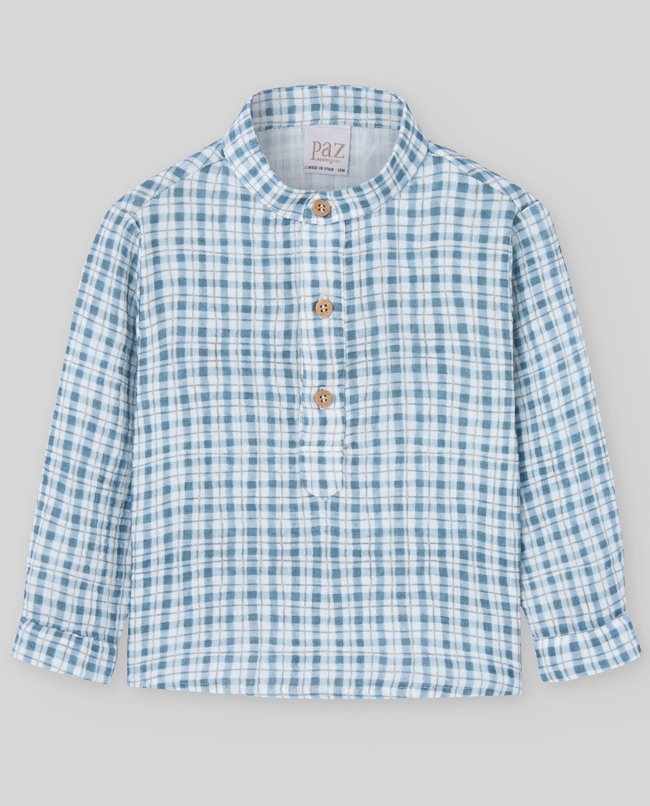 Camicia a quadri "POMPON"