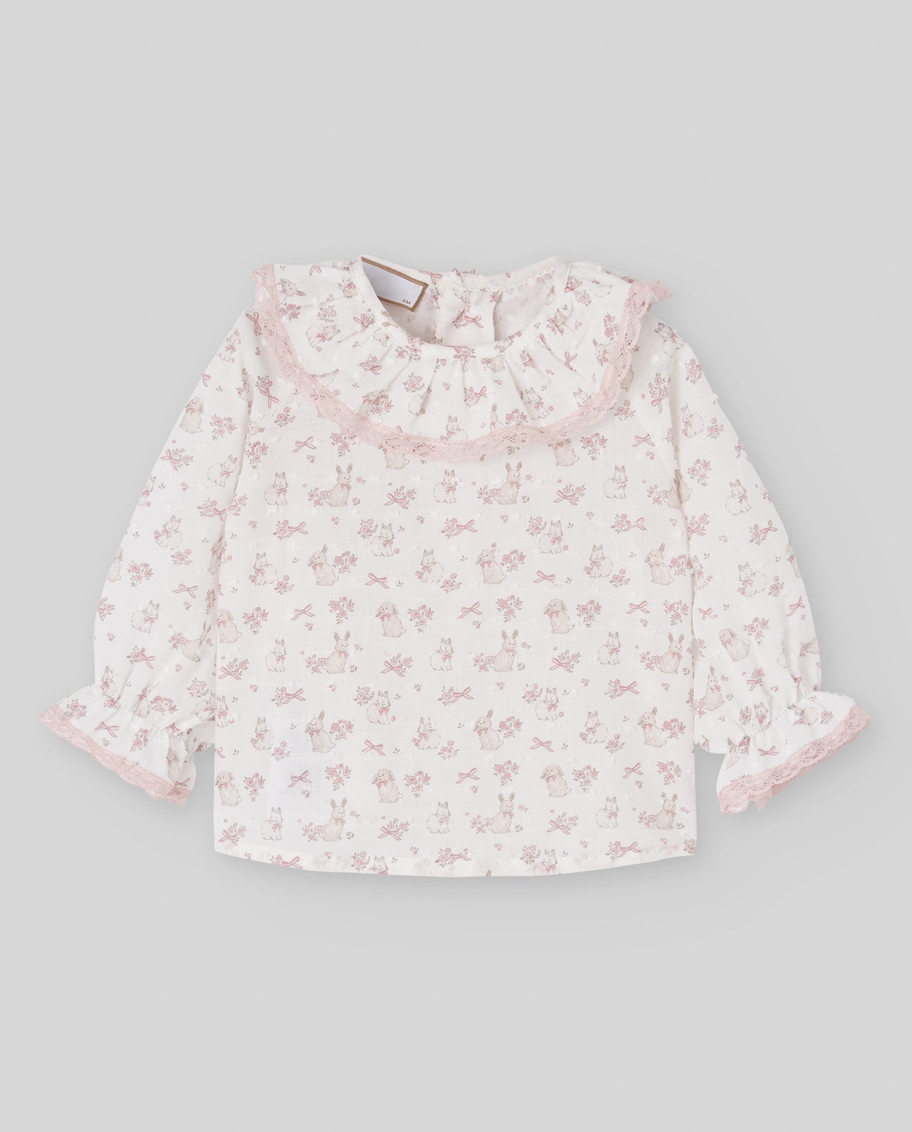 Set blusa bambina + slip rosa VAL