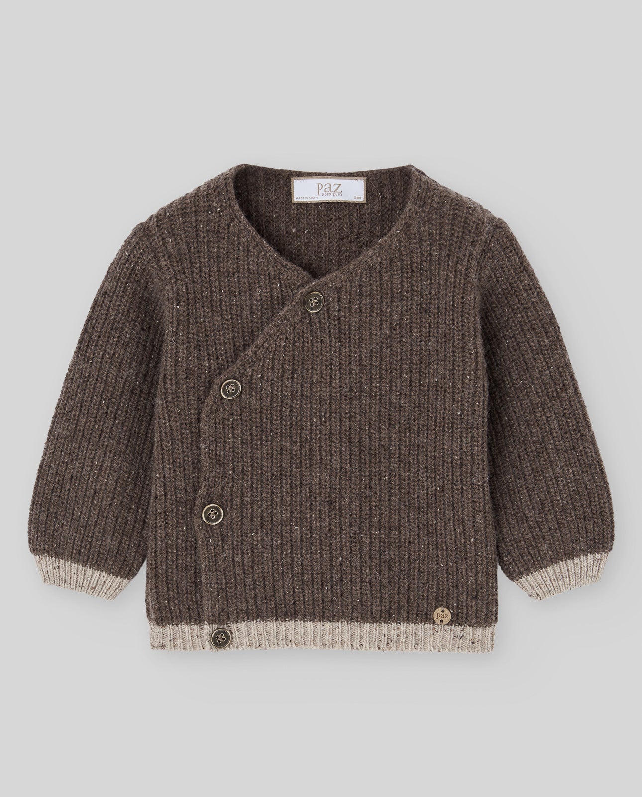 Set Wickelpullover + Strick-Hose NOZ