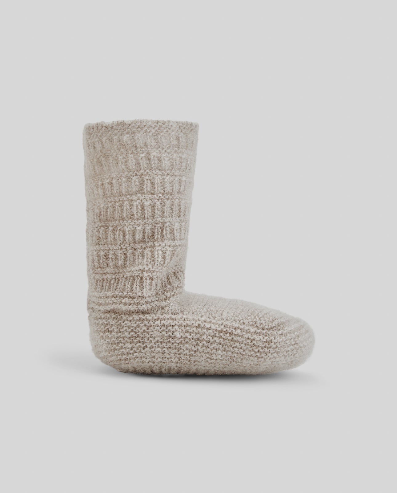 Chaussons en tricot en angora ESSENTIA