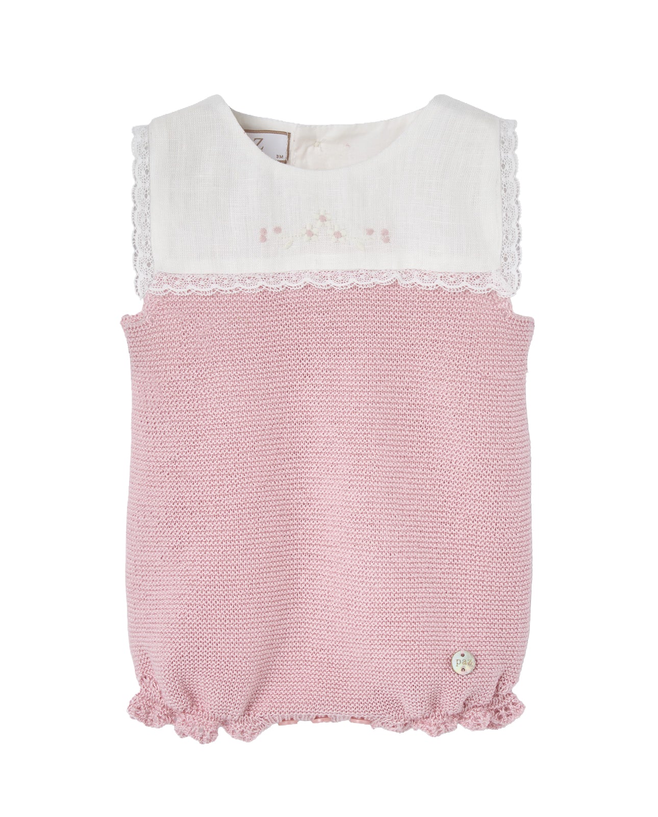Pagliaccetto in maglia rosa ALEGRA
