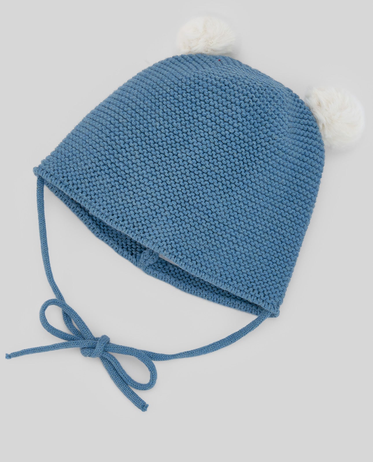 Cashmere hat with pompoms ESENCIAL