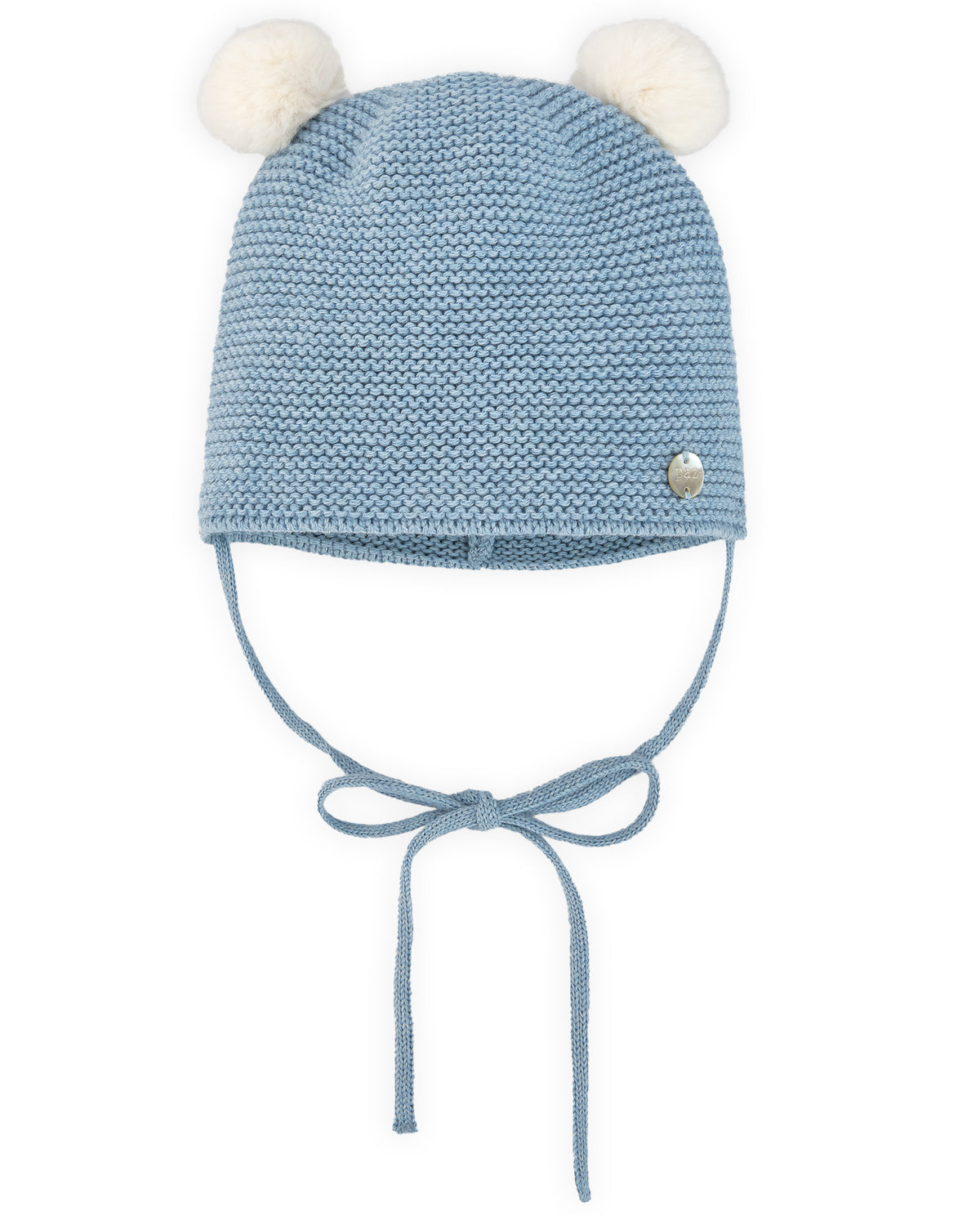 Cashmere hat with pompoms ESENCIAL
