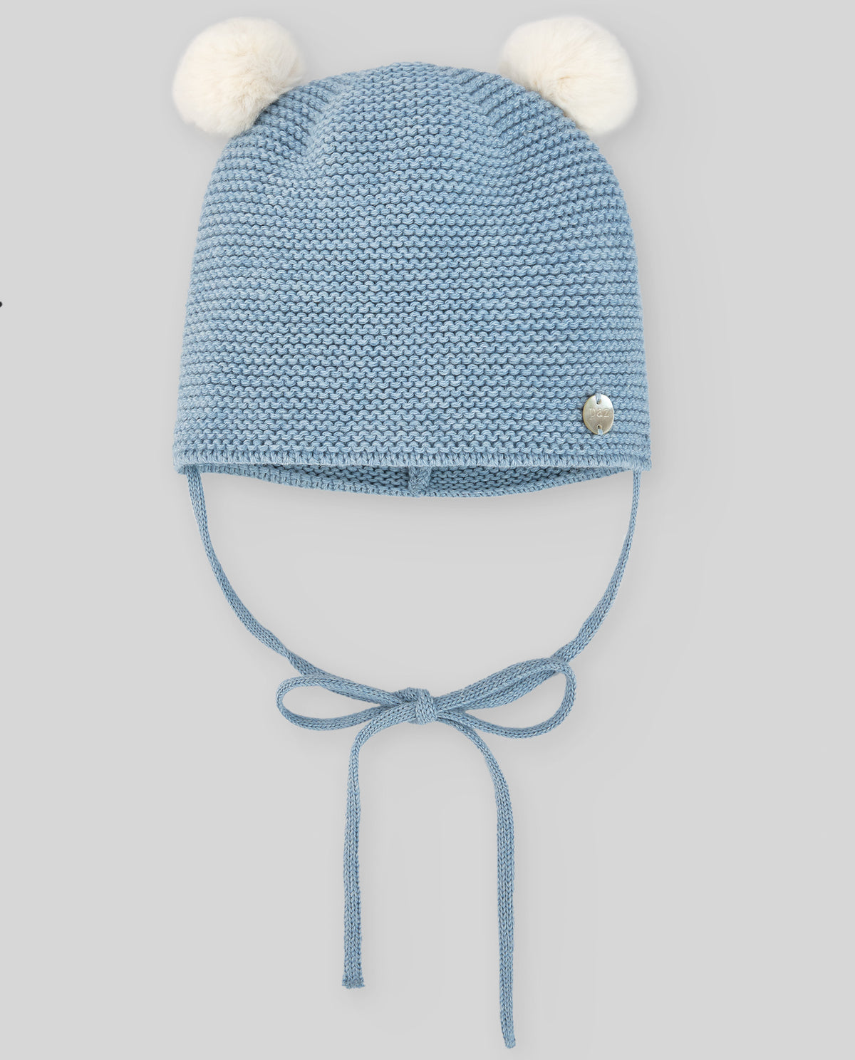 Cashmere hat with pompoms ESENCIAL
