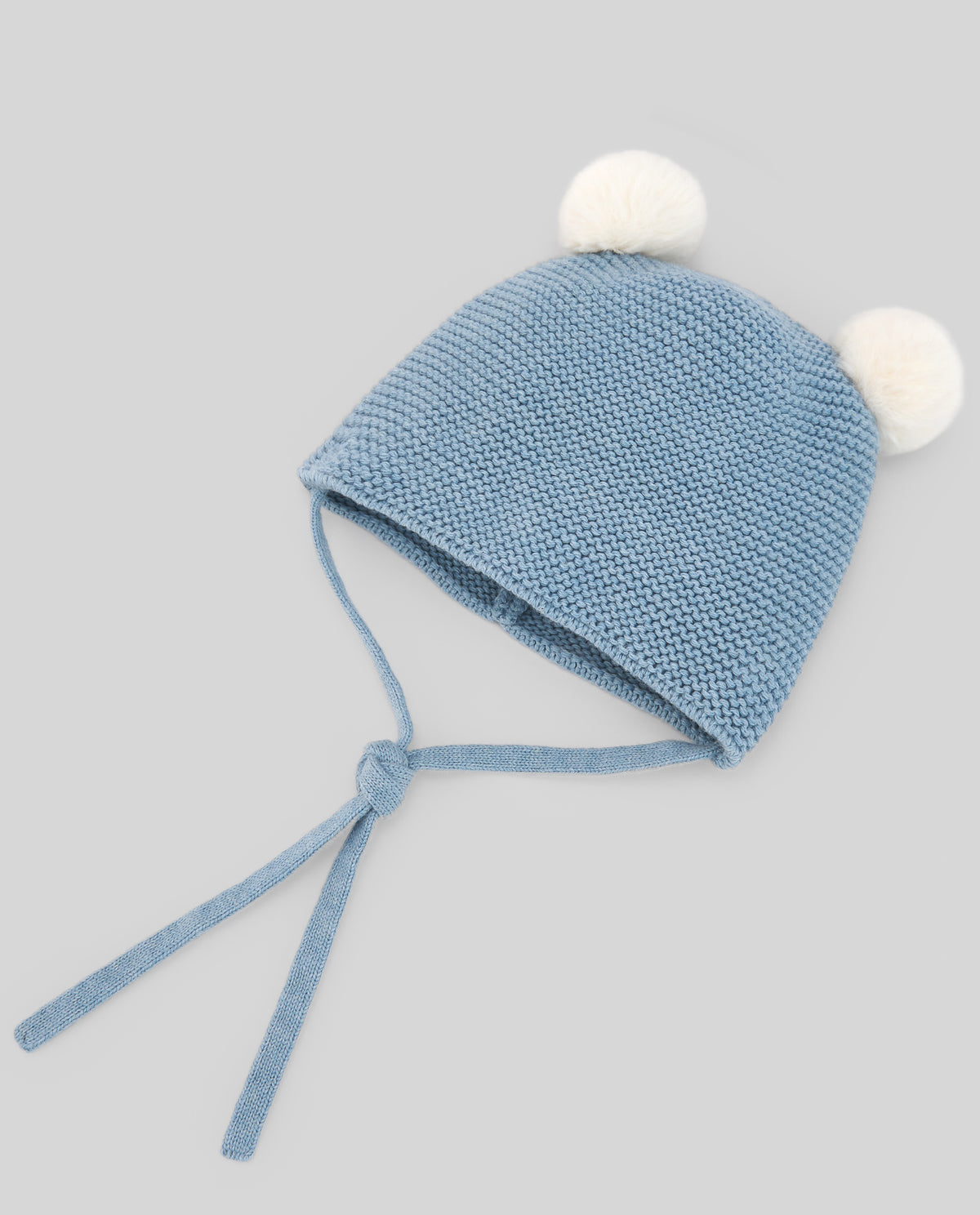 Cashmere hat with pompoms ESENCIAL