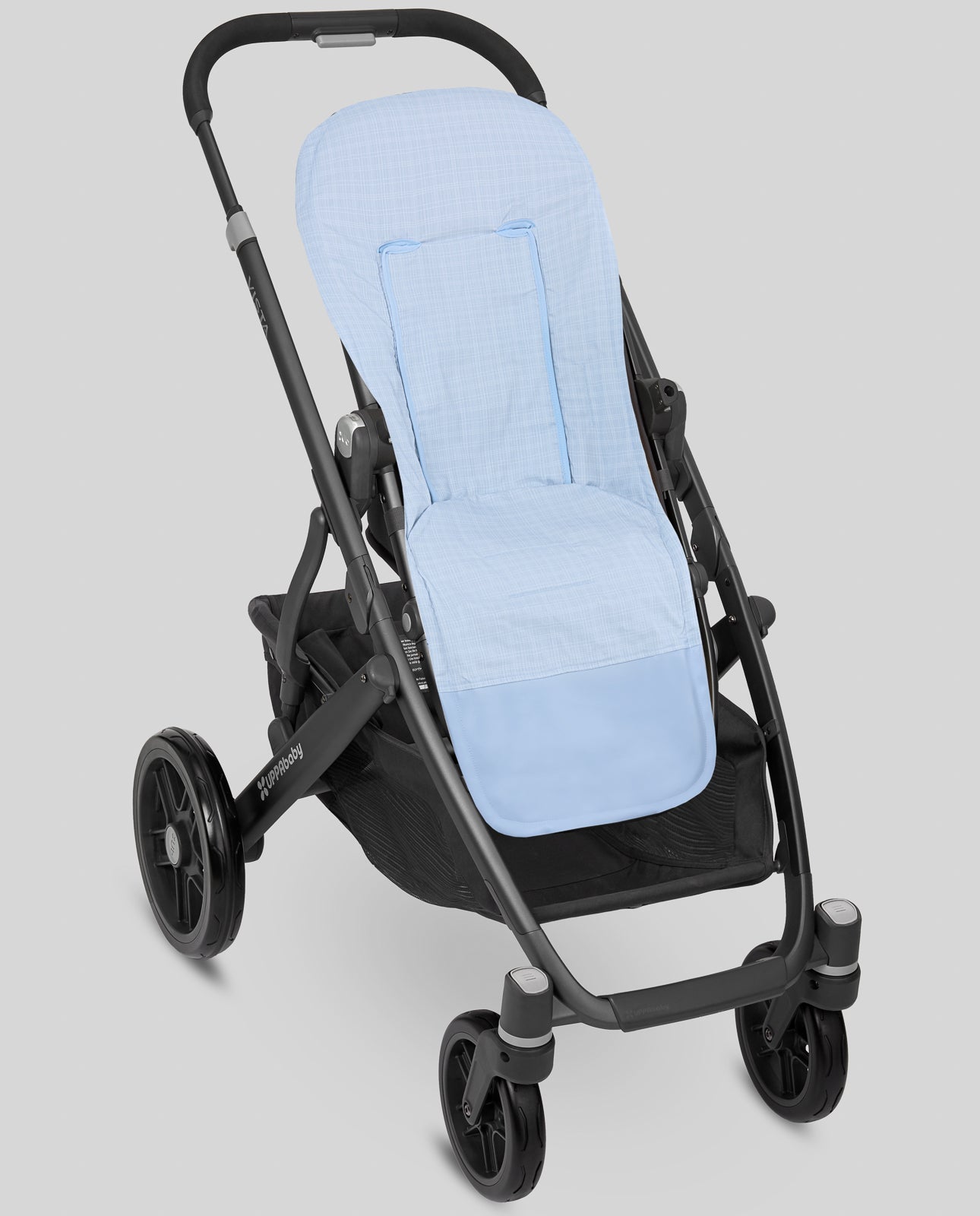 Bezug für Schmale Kinderwagen mit Karomuster GANSO