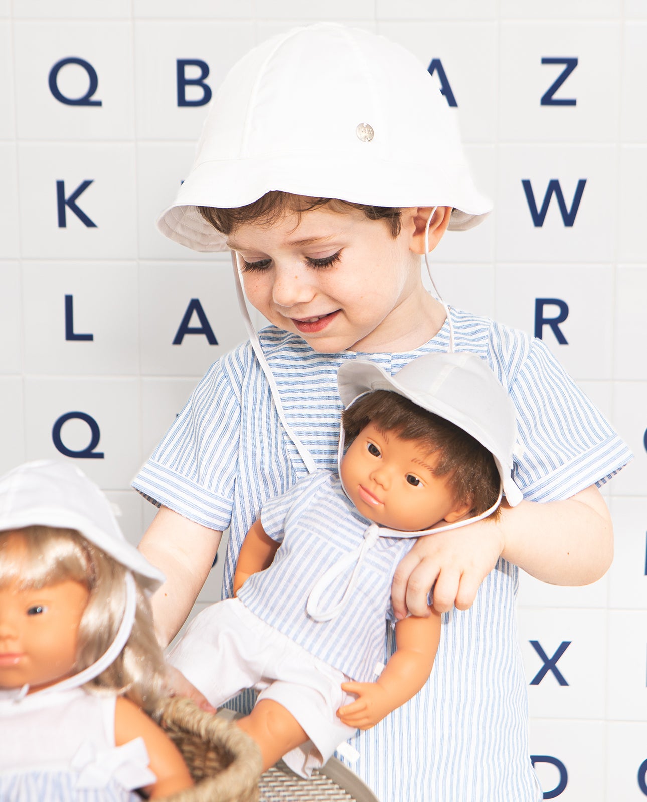 Down Syndrome boy doll PAZ Rodriguez by Miniland MINI ME