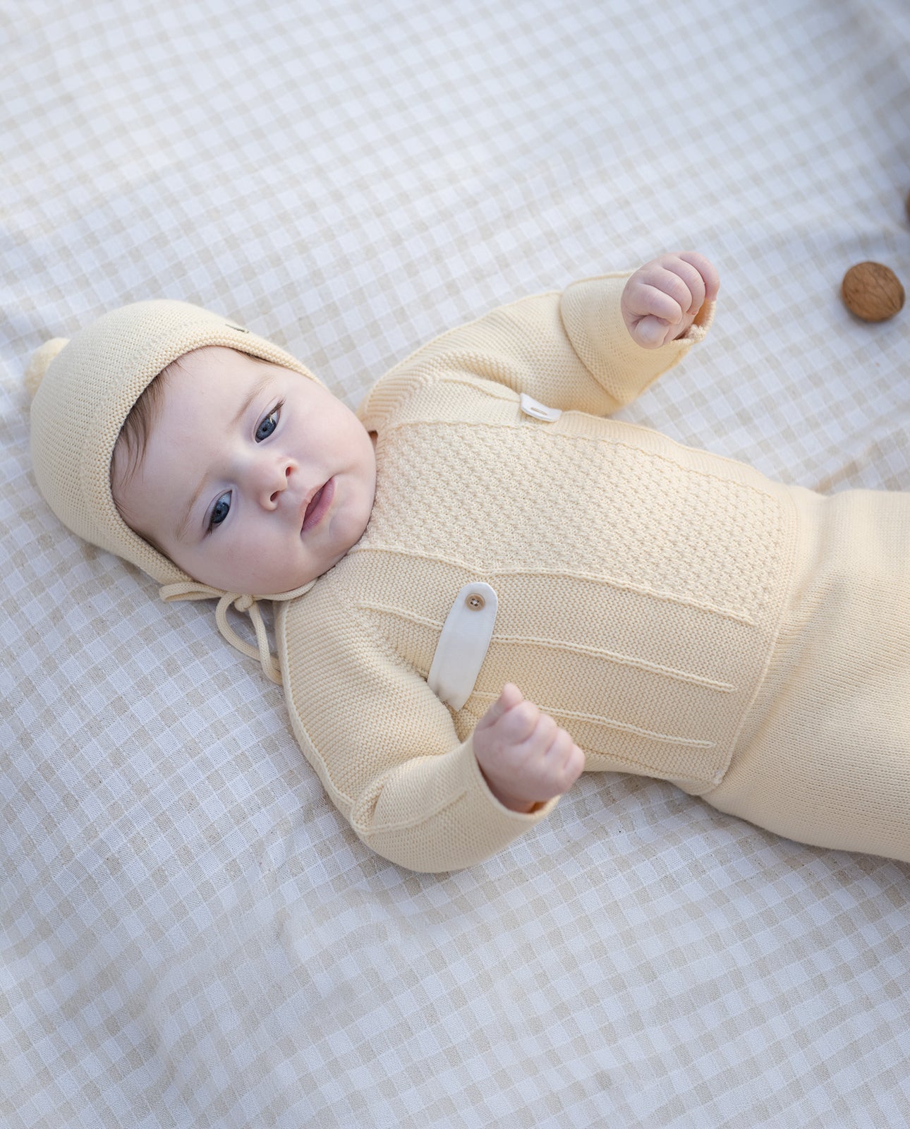 Set Baby Strickpullover + Strick-Hose MEL