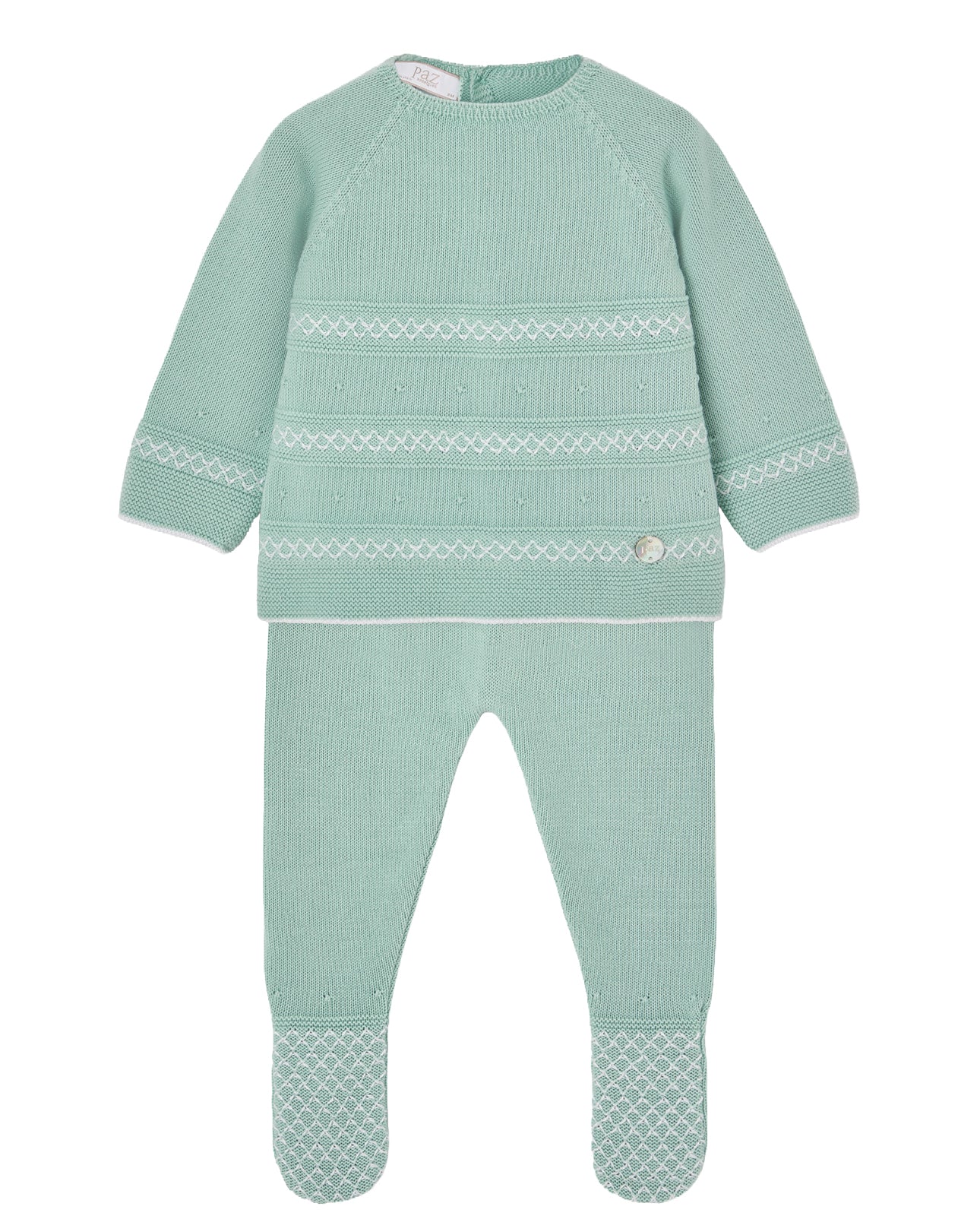 Set Baumwoll-Strickpullover + Strickhose CAUCE