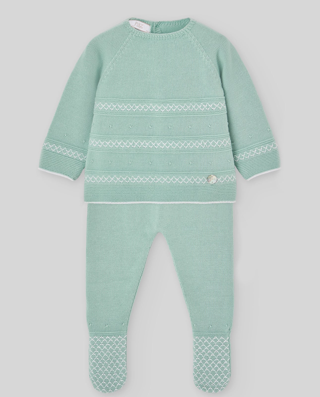 Set Baumwoll-Strickpullover + Strickhose CAUCE