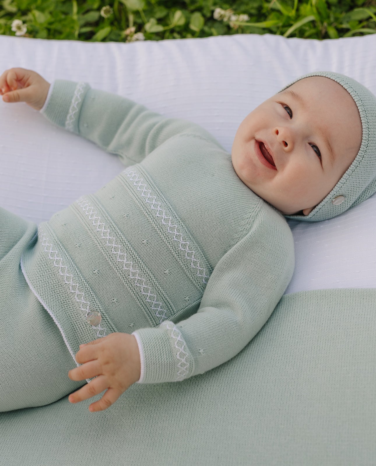 Set maglia in cotone + ghettine CAUCE