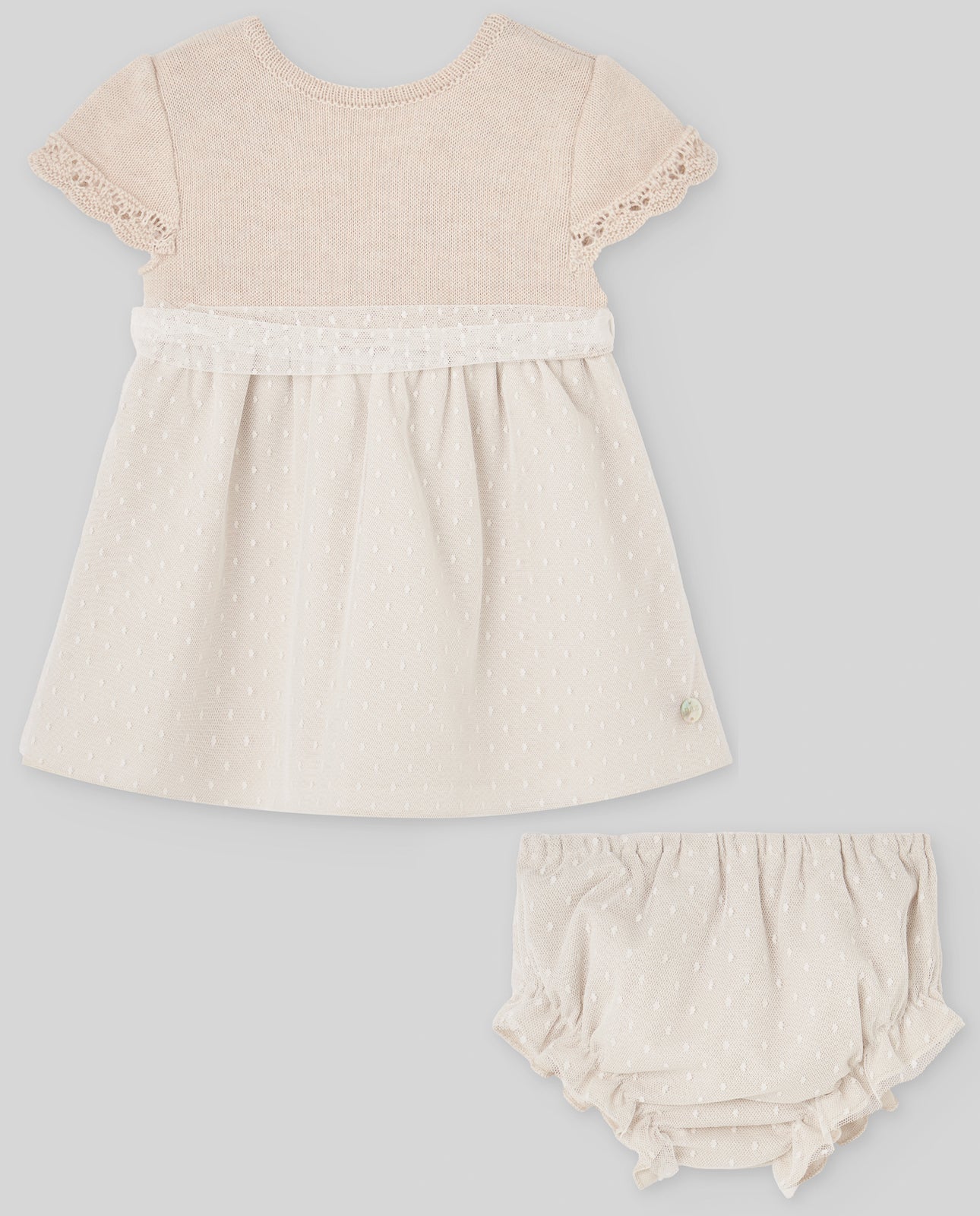 Set robe bimatière + culotte NECTAR