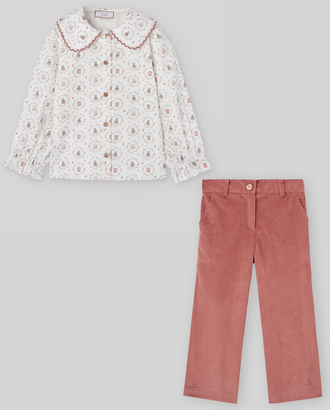 Set blusa bambina + pantaloni bambina LUMBRE