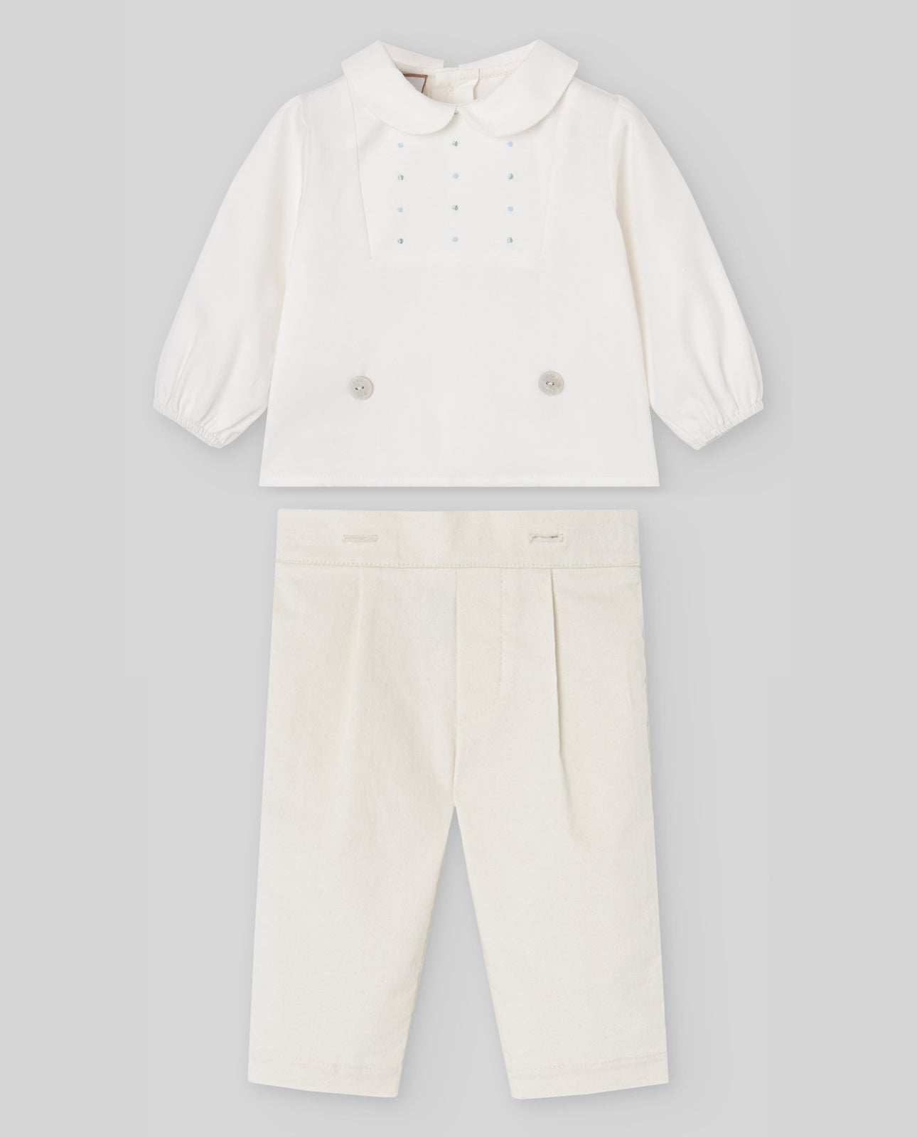 Conjunto blusa + pantalón LEIRA