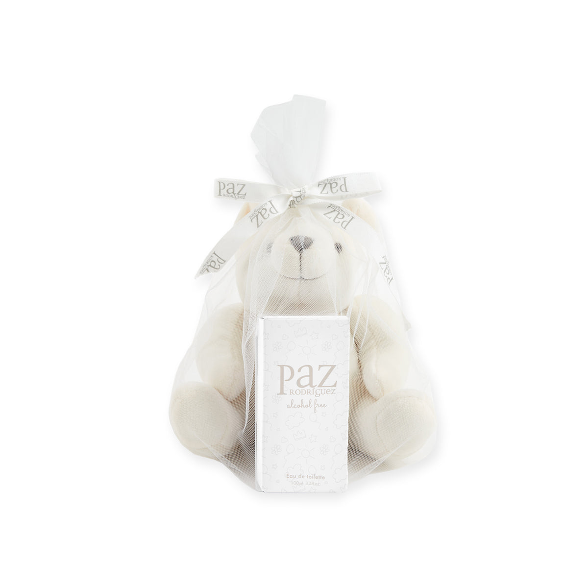 Pack fragrance free alcohol + teddy bear ESENCIAL