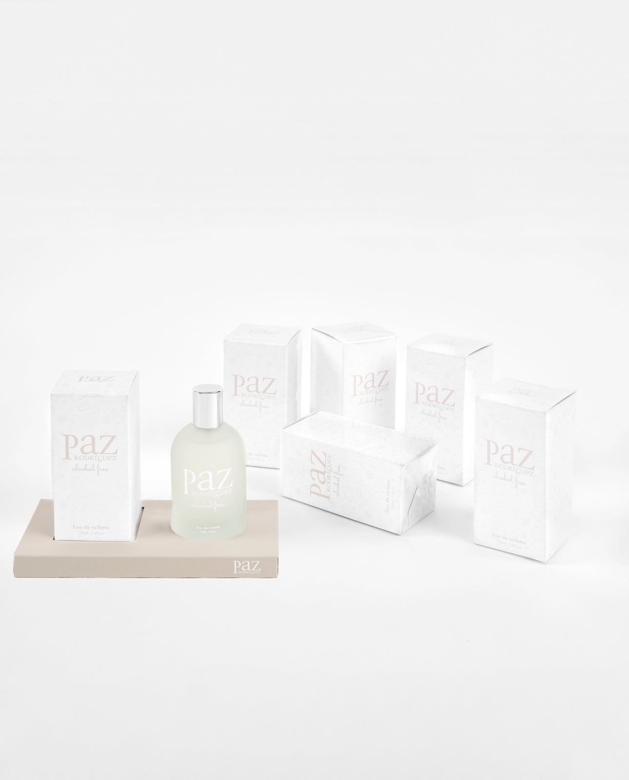 SET INICIAL 6 COLONIAS SIN ALCOHOL 100ML + EXPOSITOR + MUESTRA COLONIA ESENCIAL