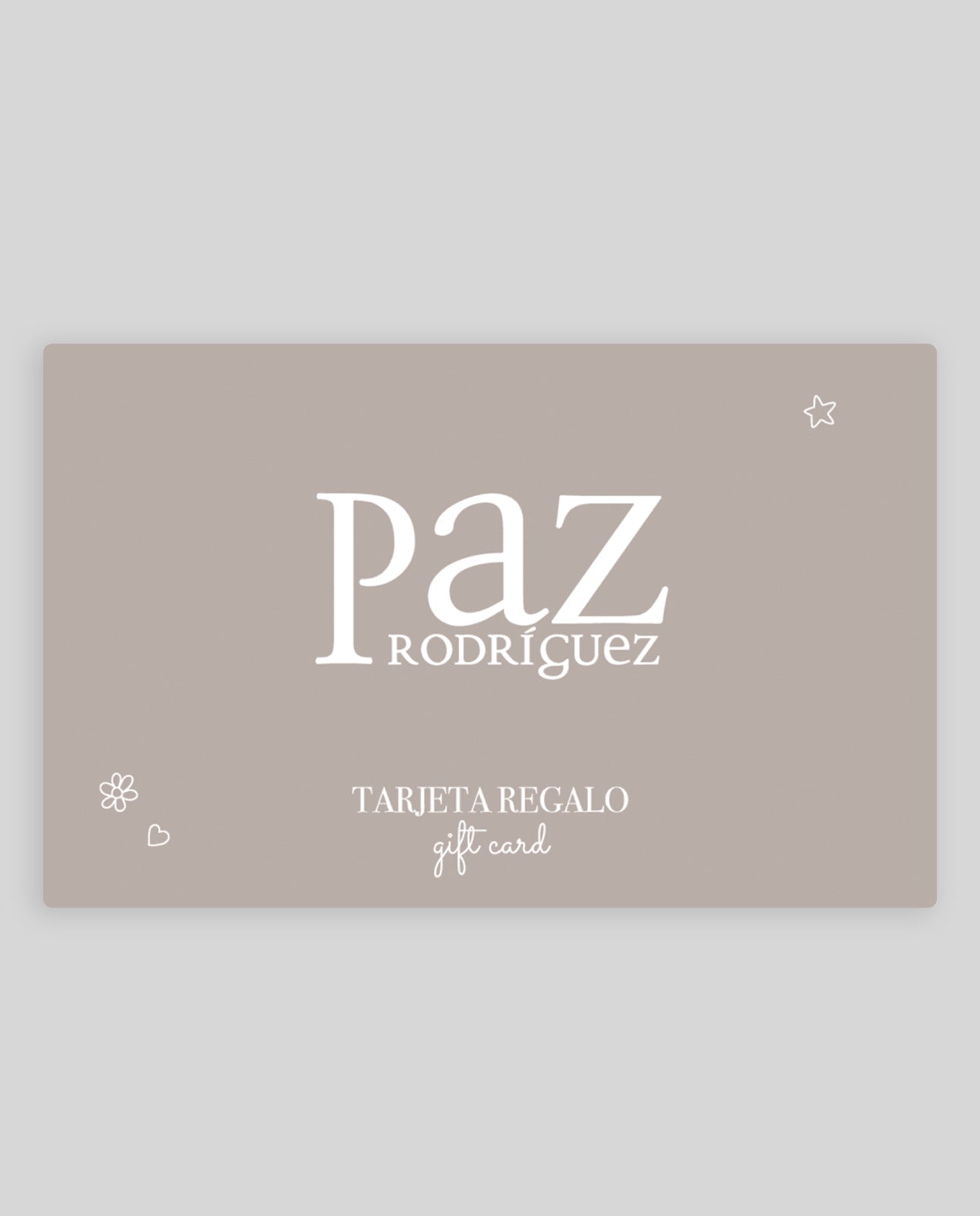 Gift Card - PAZ Rodriguez