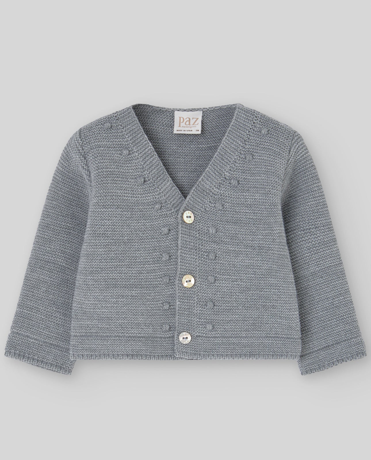 Wool boy cardigan "ESENCIAL"