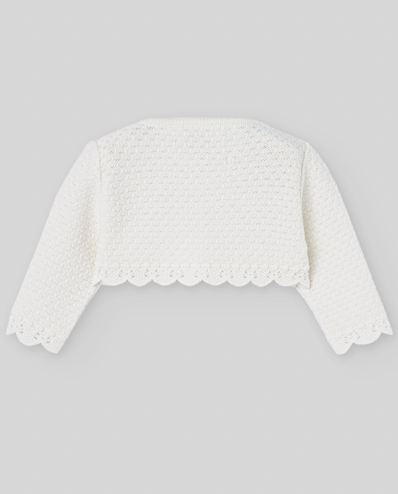KNIT NEWBORN SHORT CARDIGAN "PAZ OI 25-26"