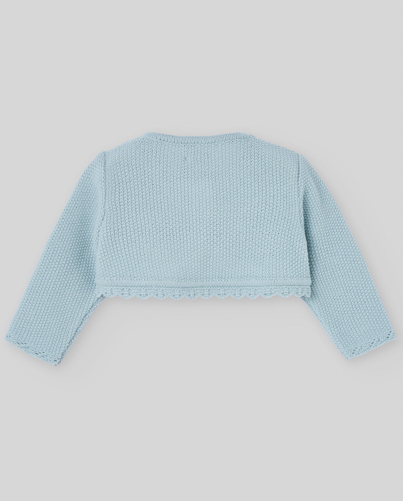 KNIT NEWBORN SHORT CARDIGAN "SEMILLA"