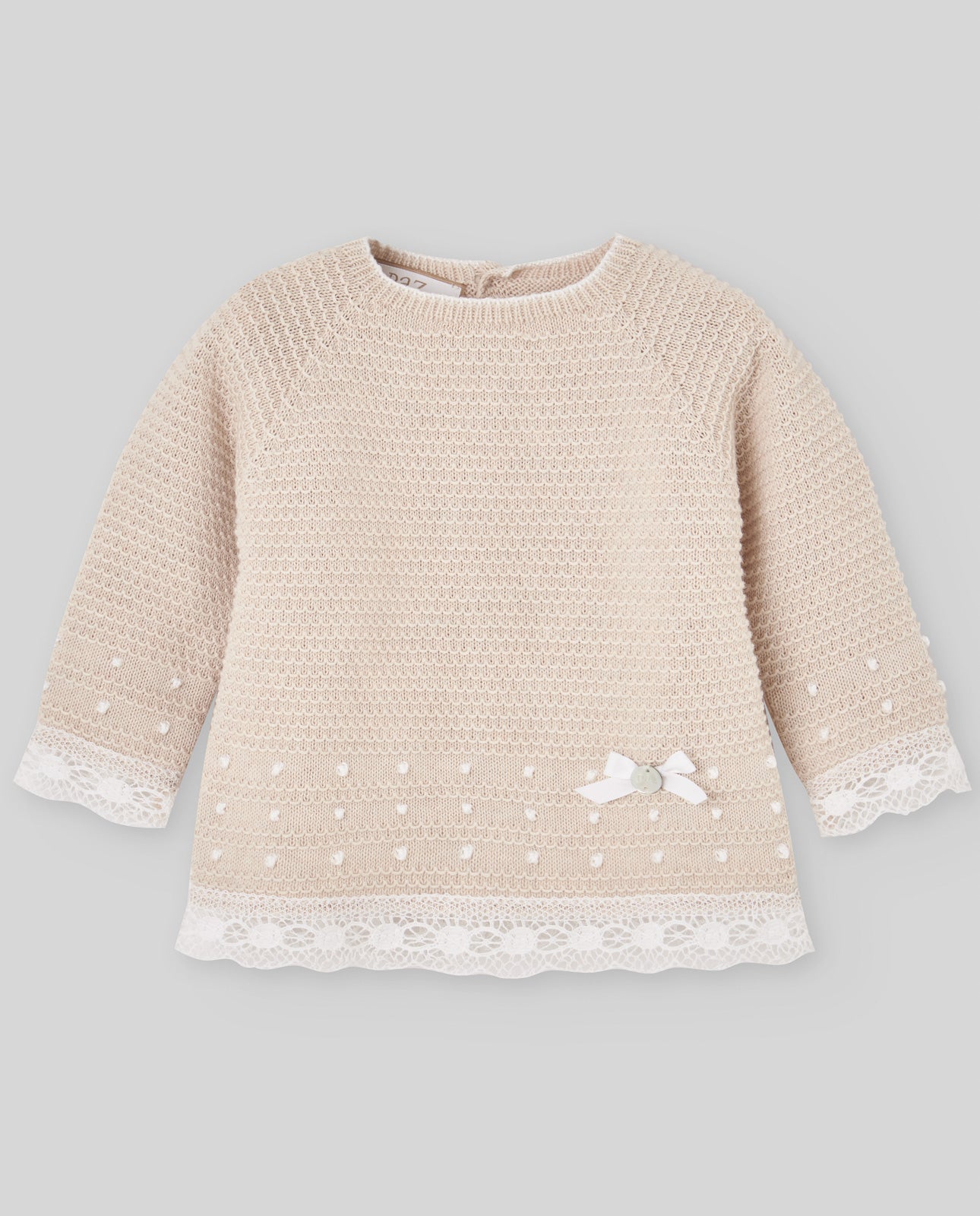 Short sweater + newborn bloomers set NECTAR