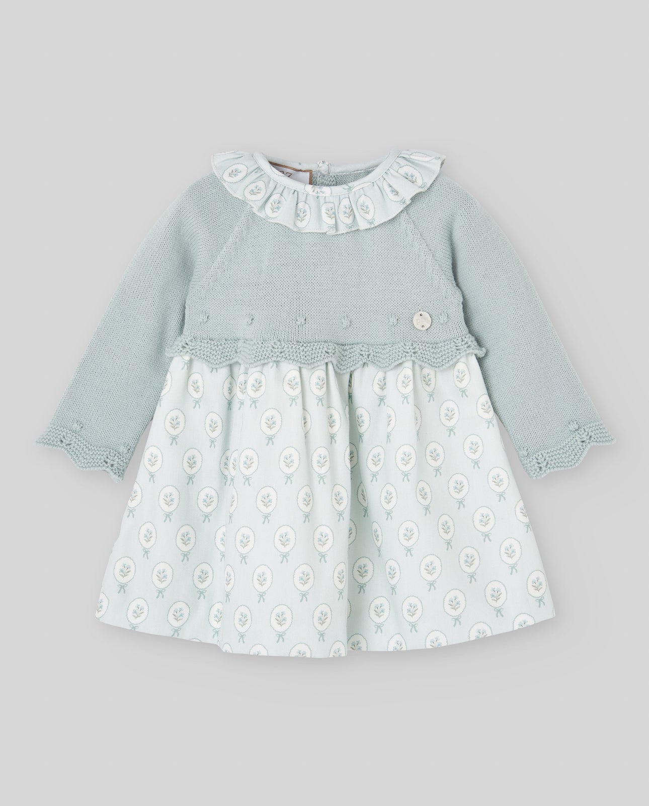 Set Kleid aus Strickstoff + Höschen LEIRA