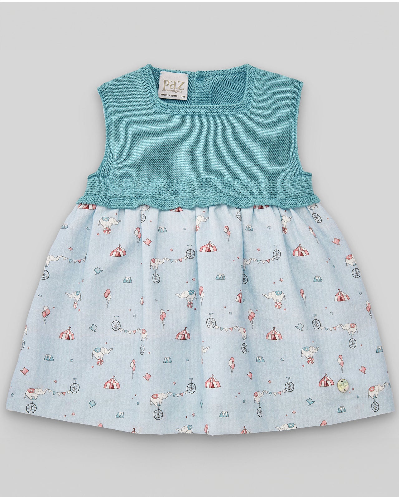 Vestido combinado "CIRCO"