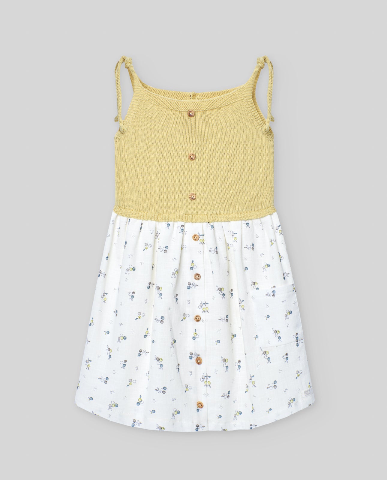 Vestido combinado POMBA
