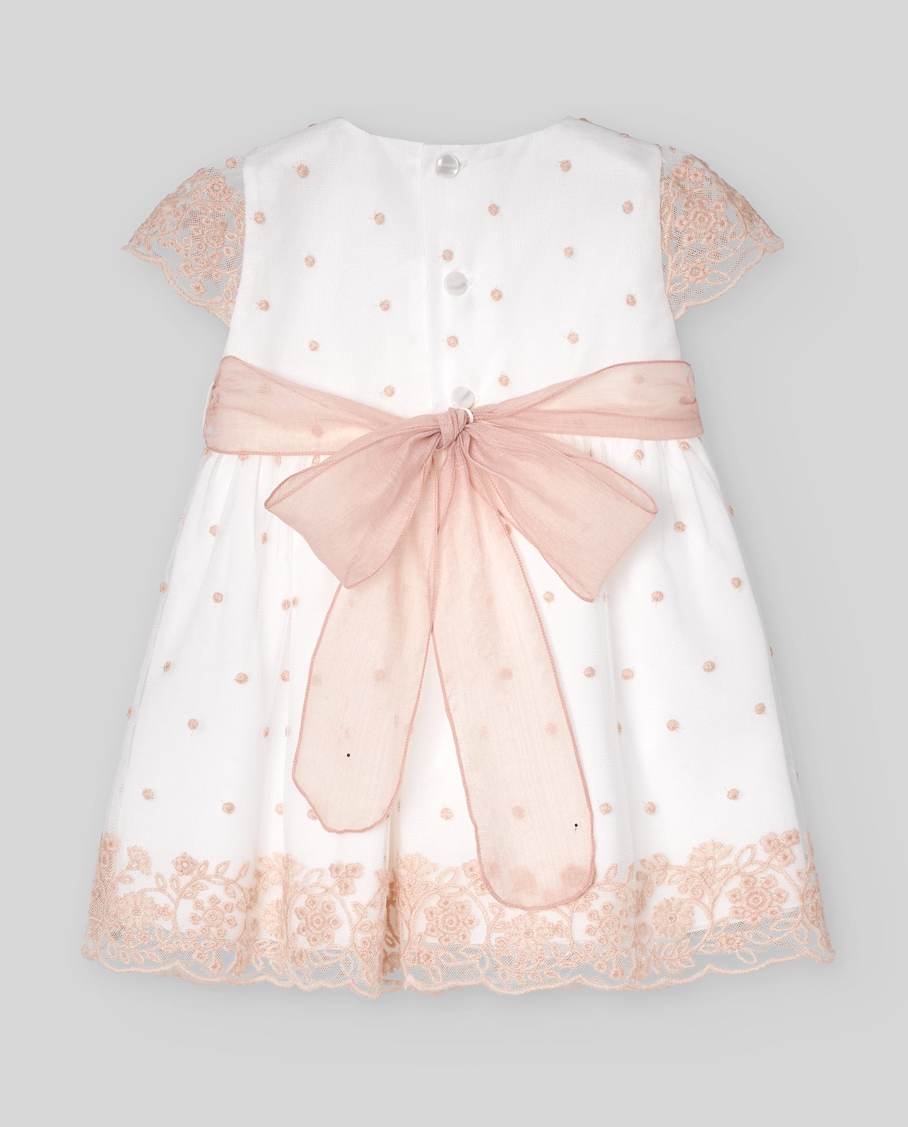 Vestido tul bordado "CEREMONIA"