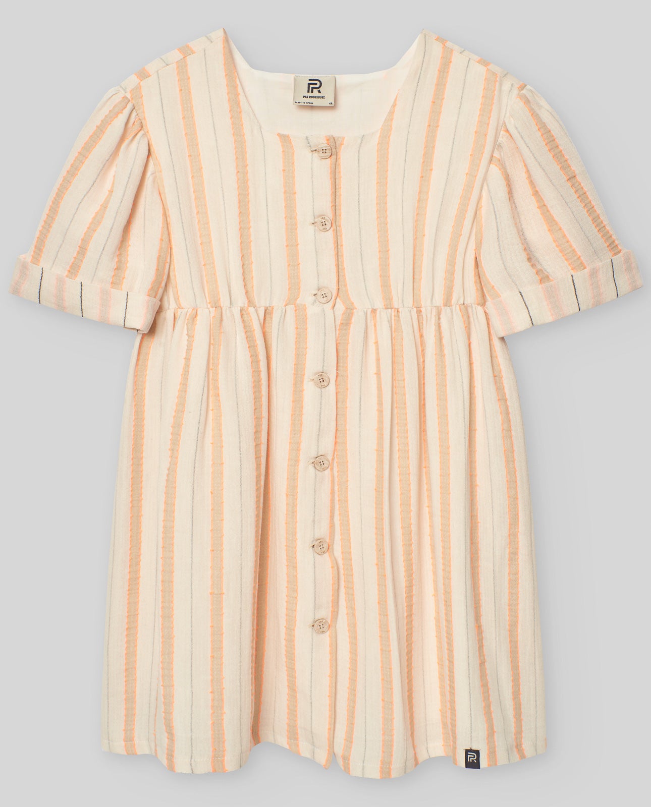 VESTIDO RAYAS INFANTIL "NEON"