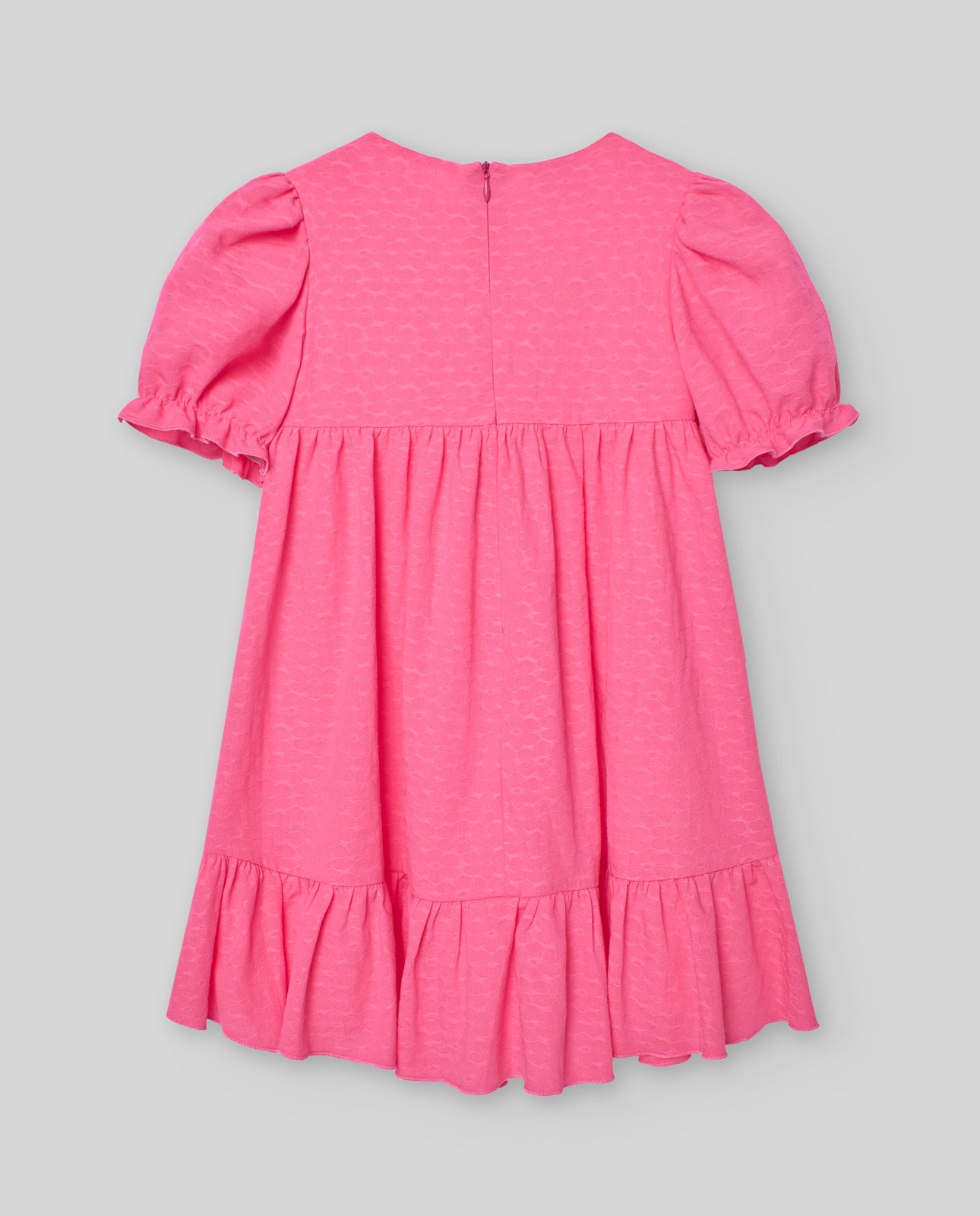 VESTIDO JACQUARD FLORES INFANTIL "NEON"