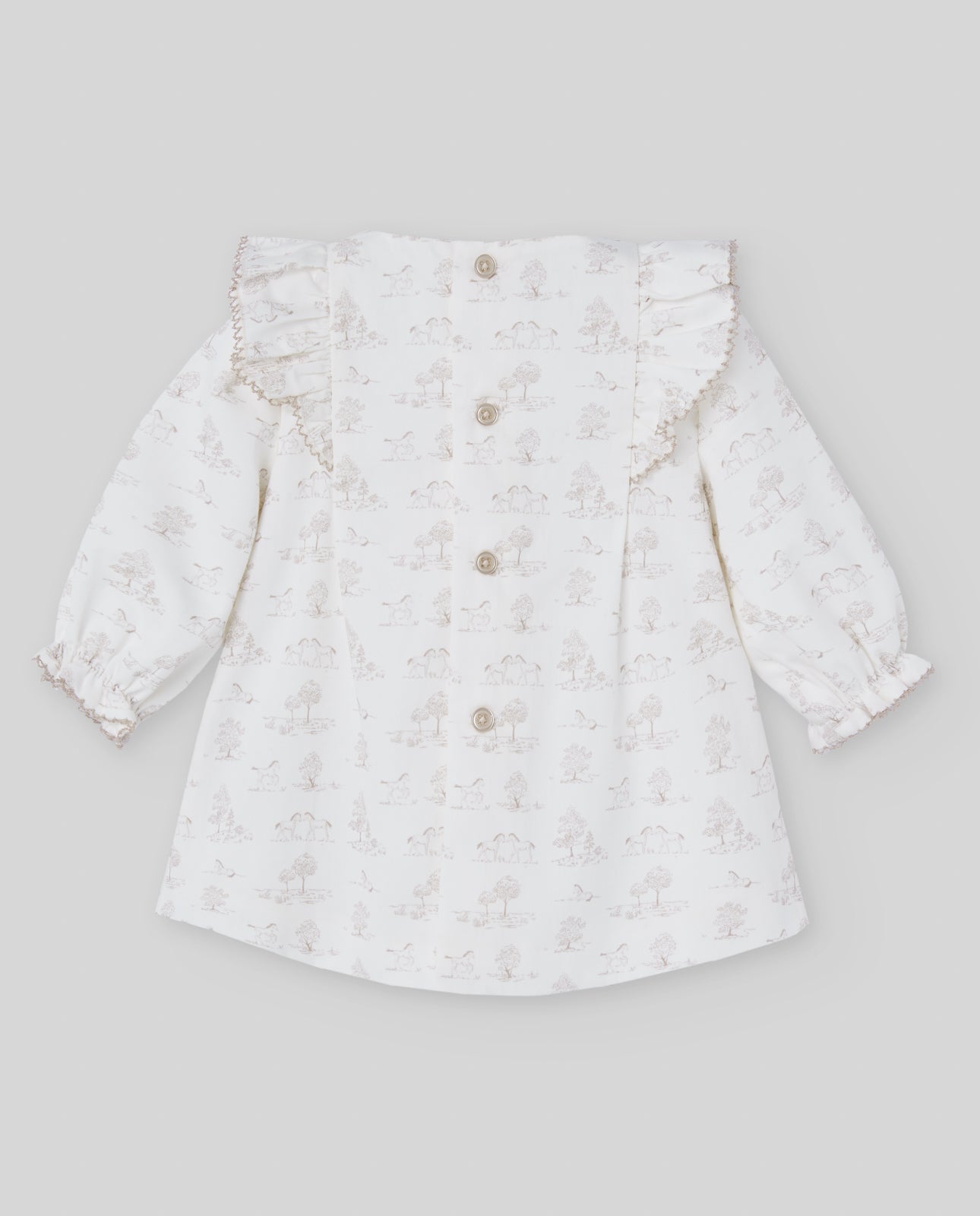 VESTIDO TELA ESTAMPADA "PONY"