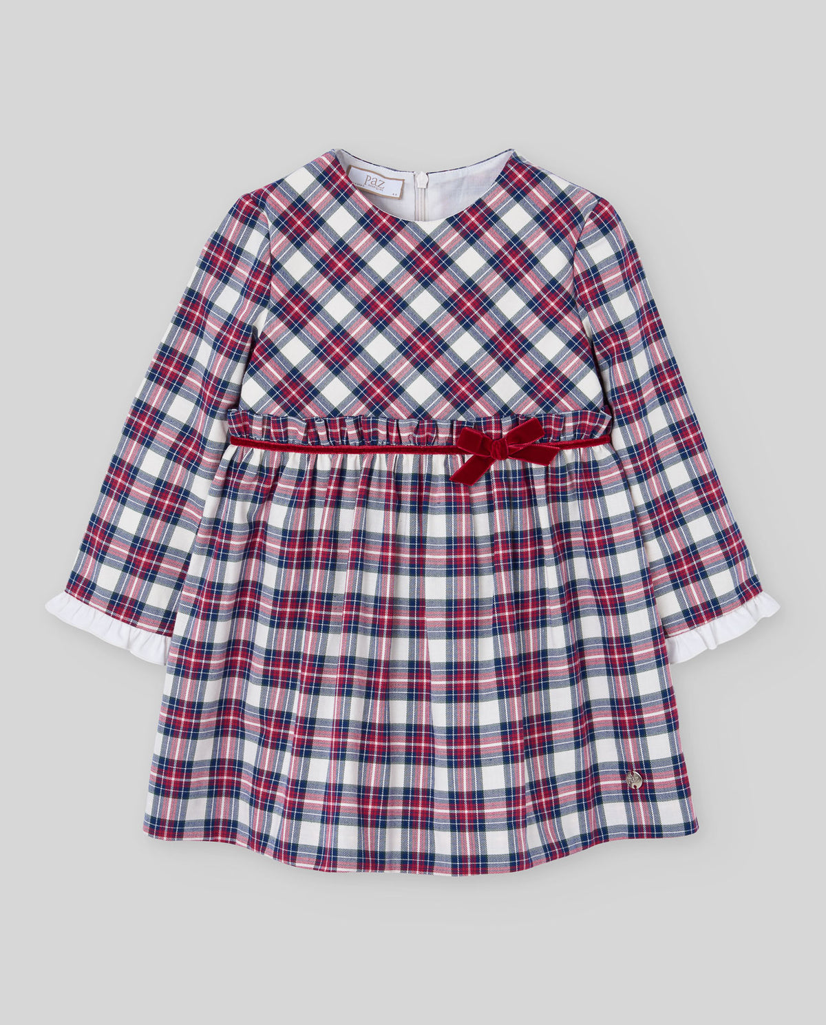 Vestido cuadros infantil NADAL