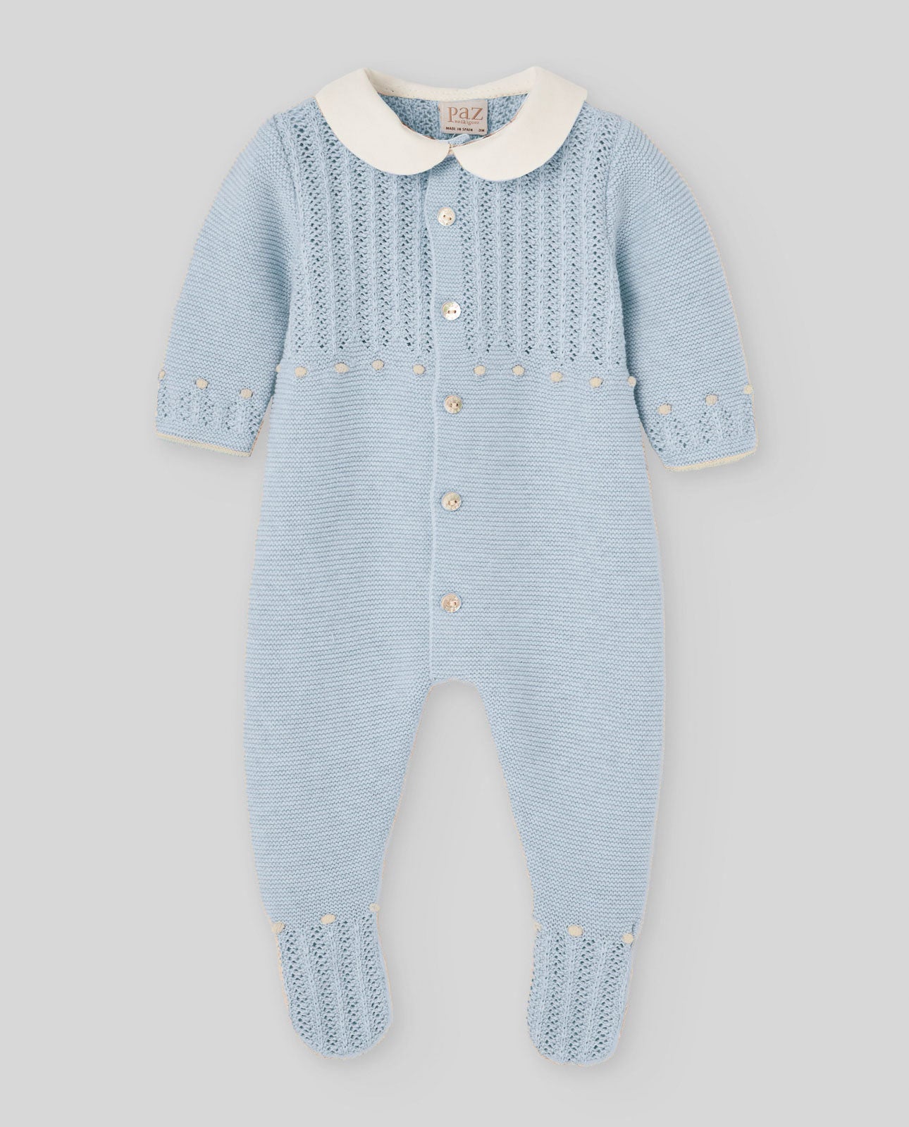 Cotton cashmere romper "ALEGRIA"