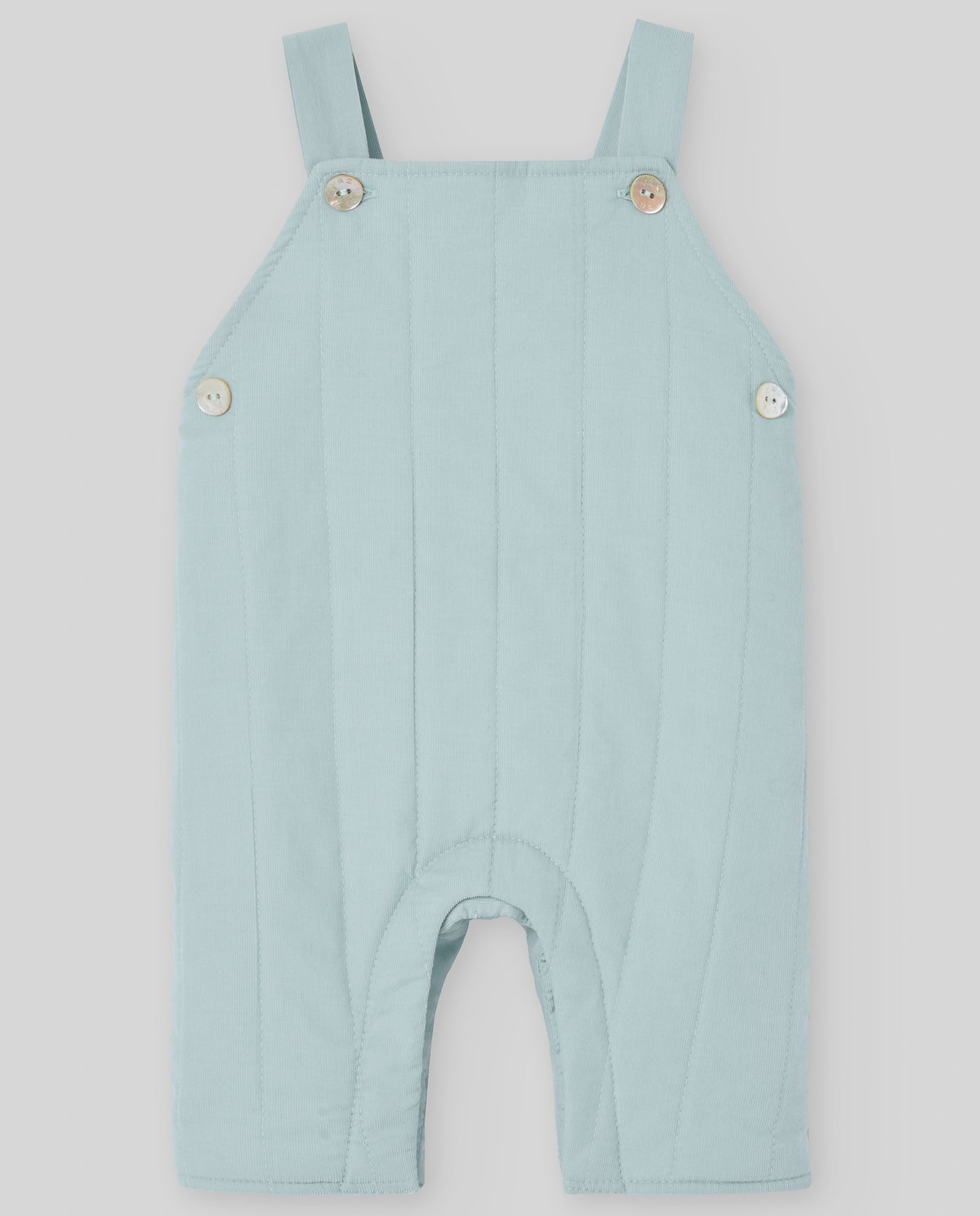Quilted micro corduroy overall "SEMILLA"