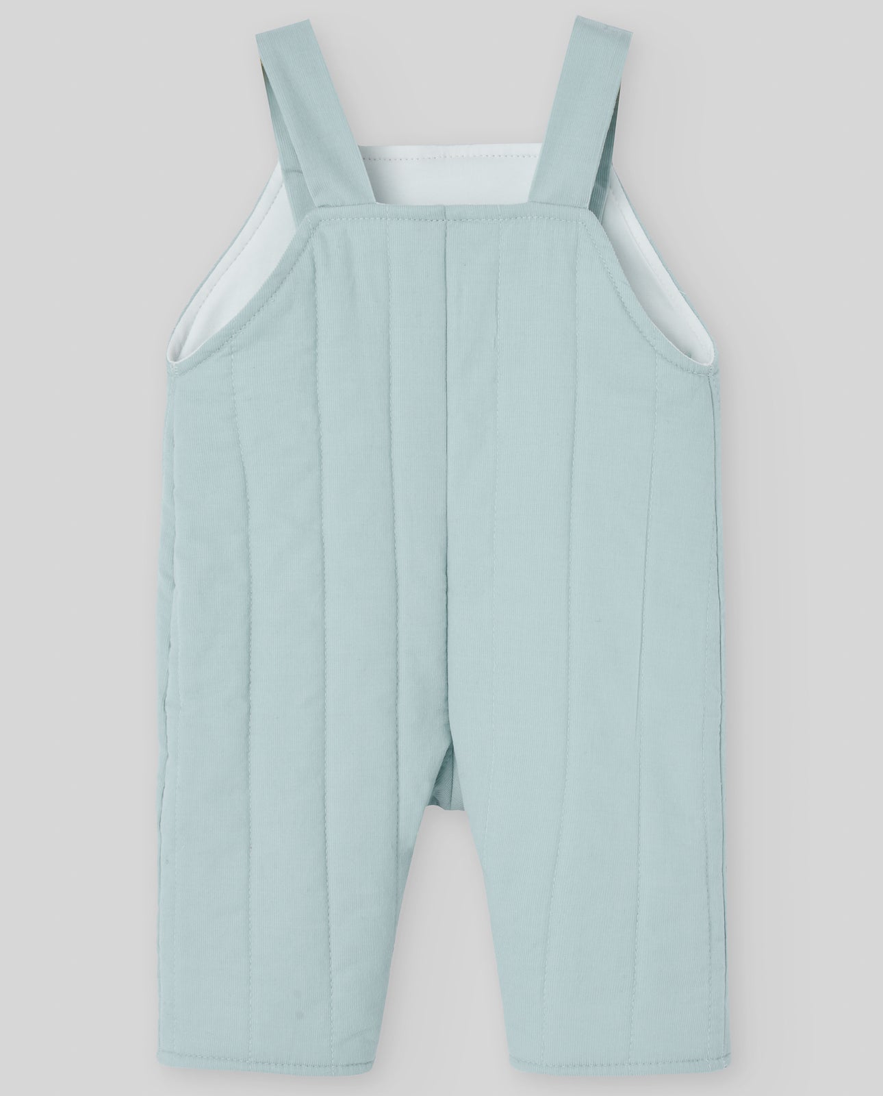 Quilted micro corduroy overall "SEMILLA"