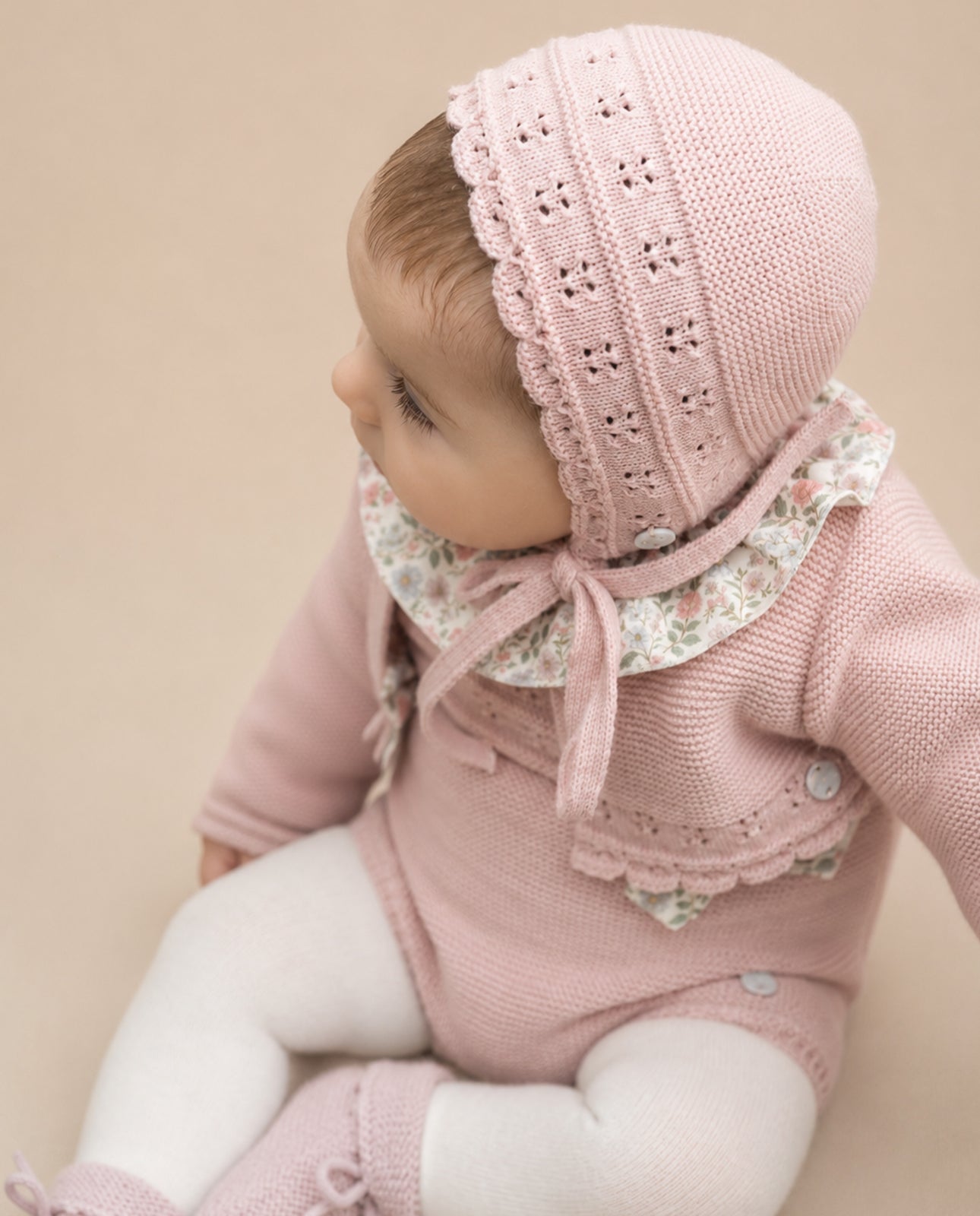 Knit bonnet LEDICIA