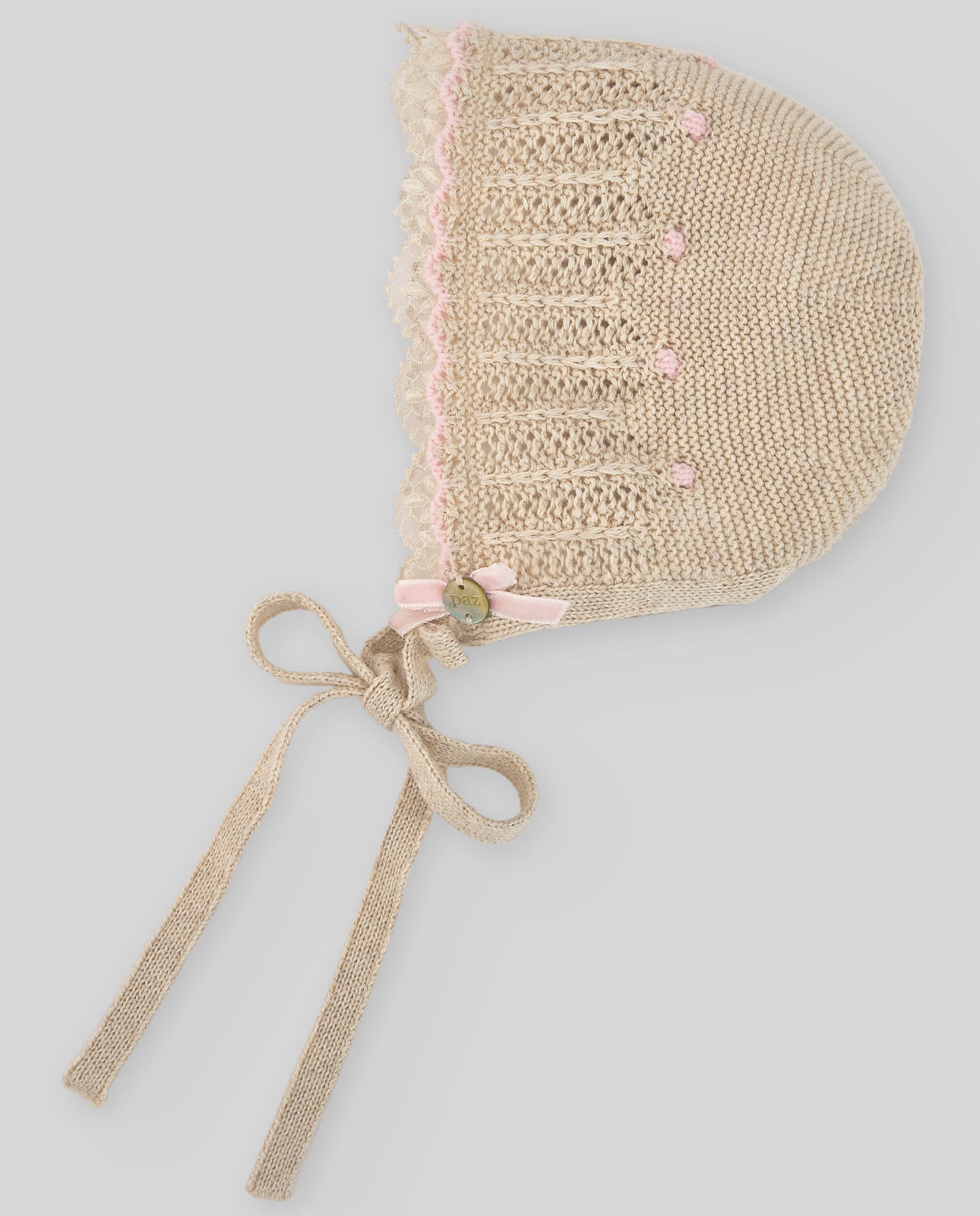 Cotton cashmere bonnet ALEGRIA