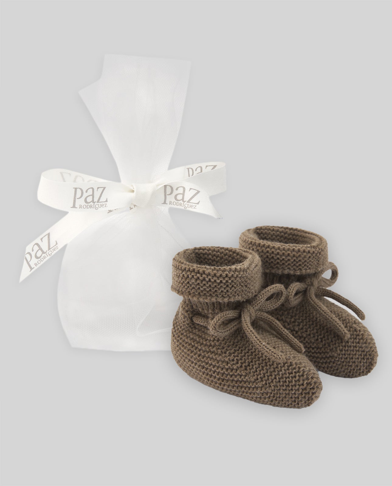 Wool newborn booties "ESENCIAL"