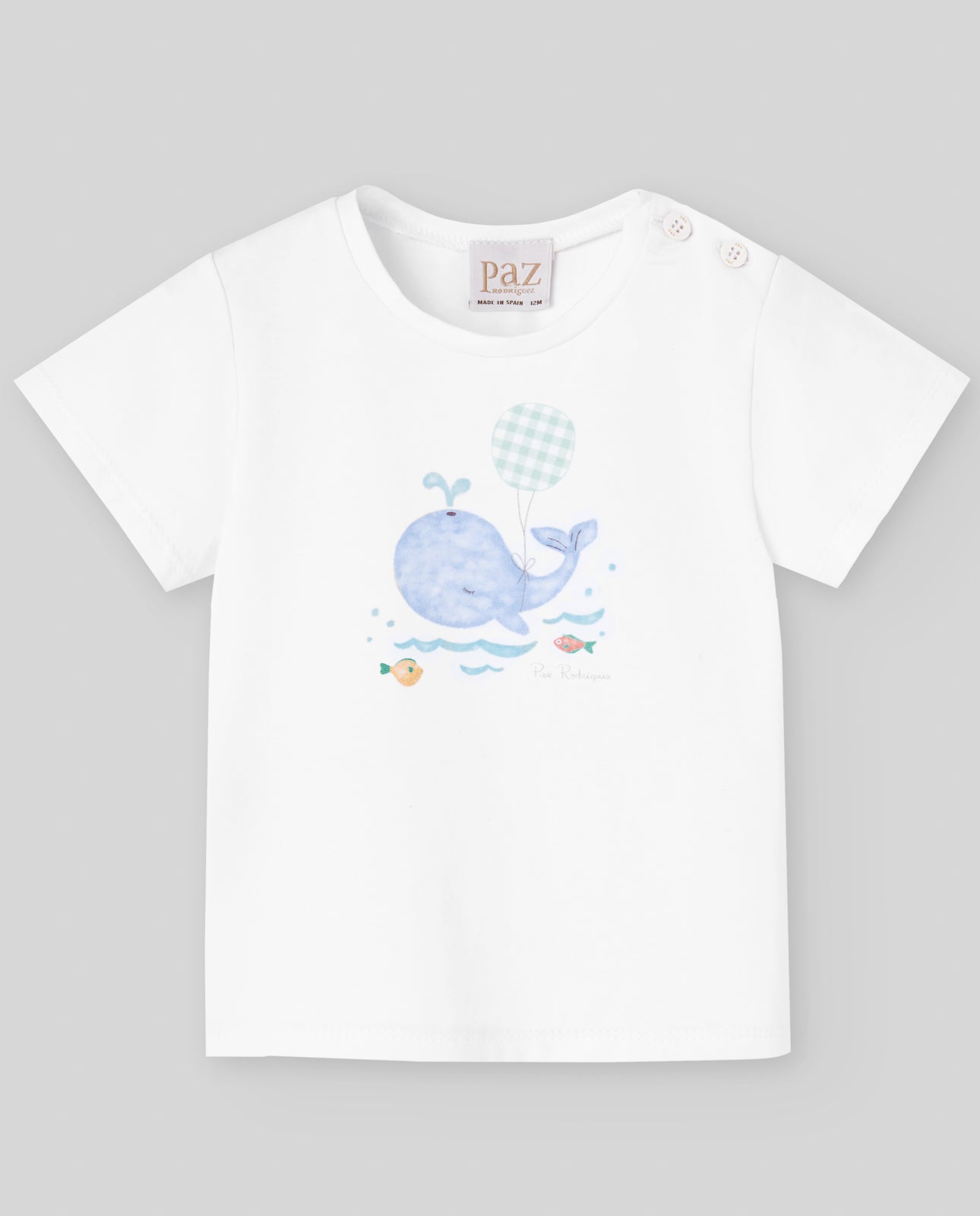 T-shirt with whale BAÑO
