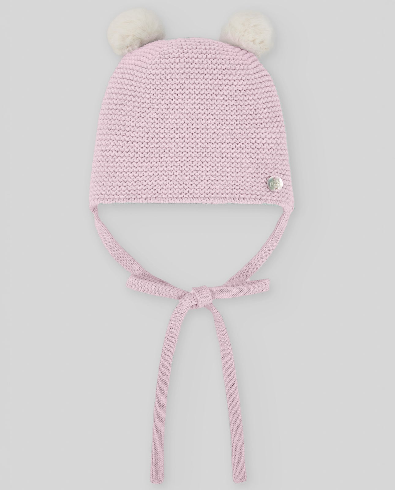 Bonnet de laine à pompons "ESENCIAL"