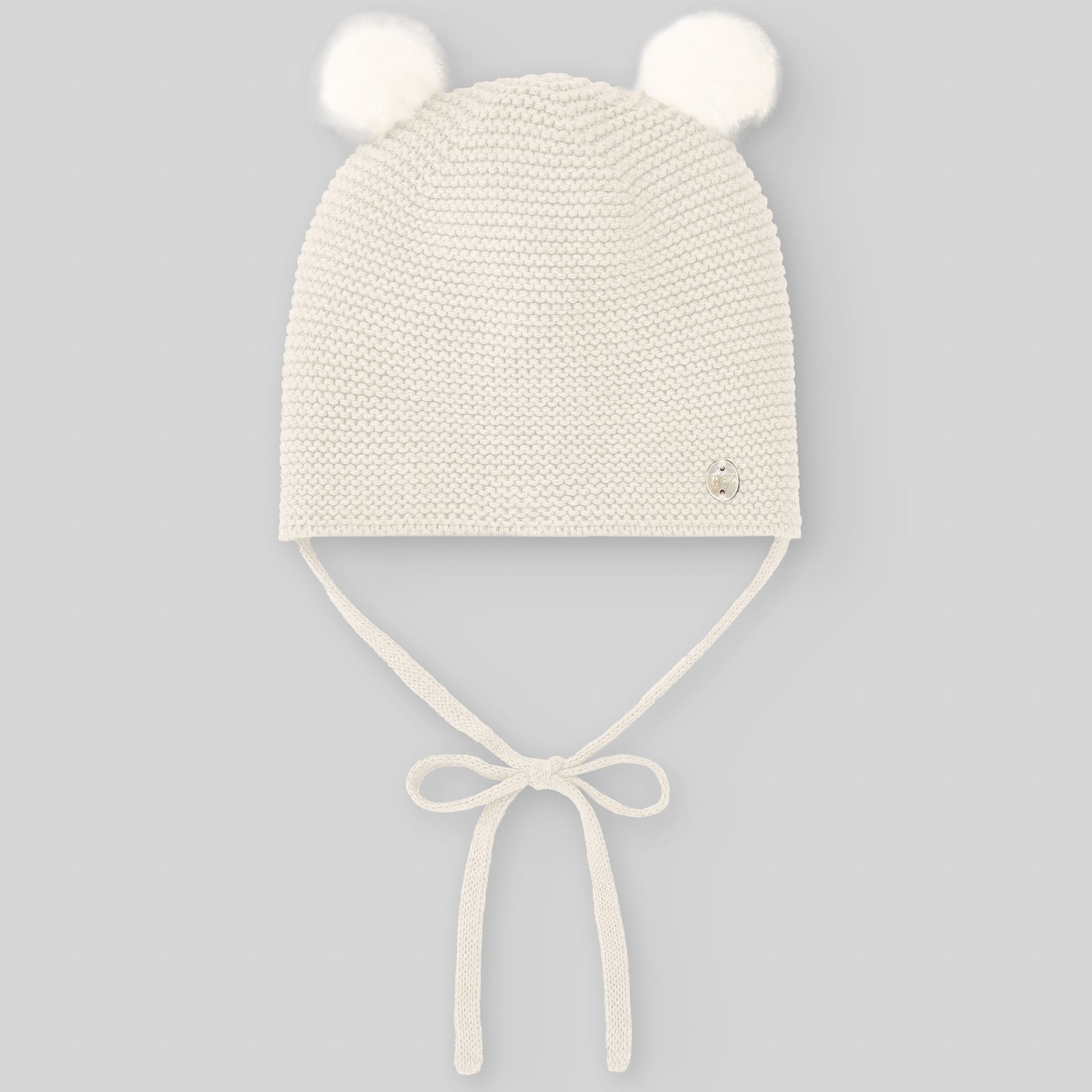 Bonnet de laine à pompons "ESENCIAL"