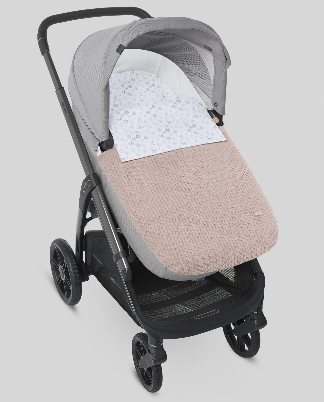 Set chancelière poussette + sac de base MORIA