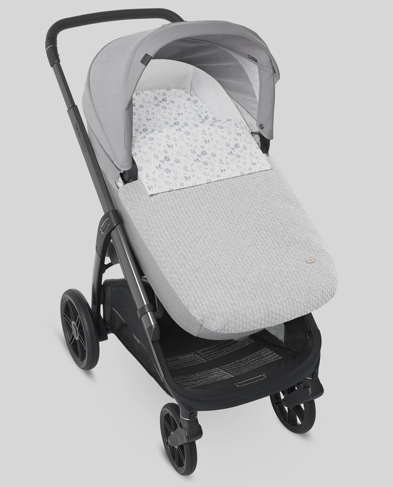 Set chancelière poussette + sac de base MORIA