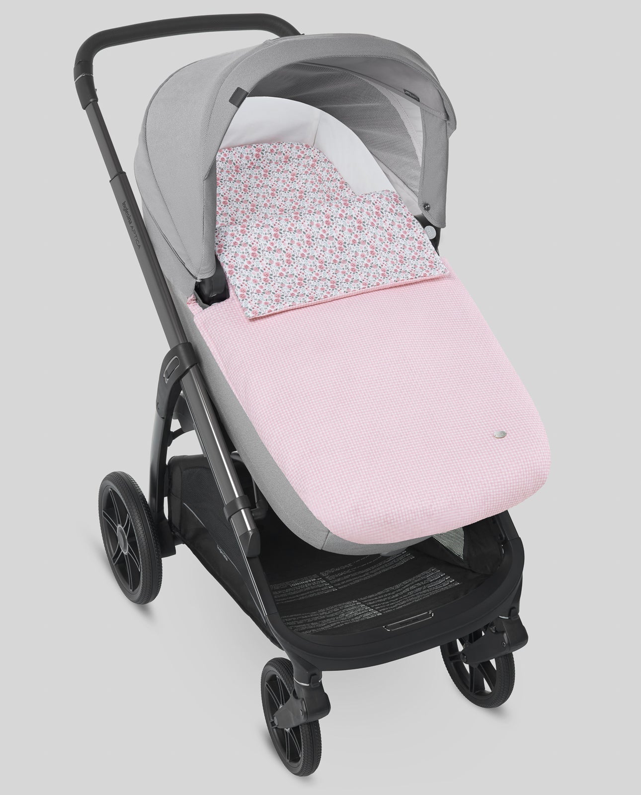 Set chancelière poussette + sac de base GARDENIA