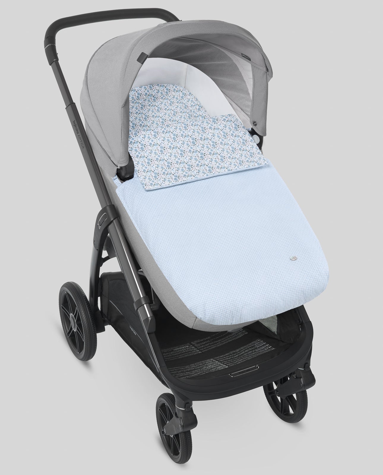 Set chancelière poussette + sac de base GARDENIA