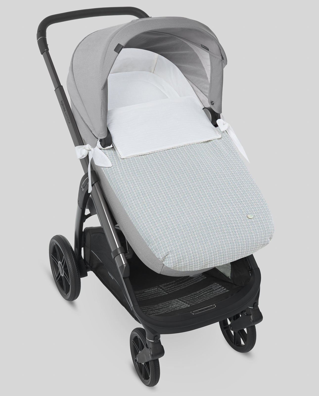 Set chancelière poussette + sac de base ELISA